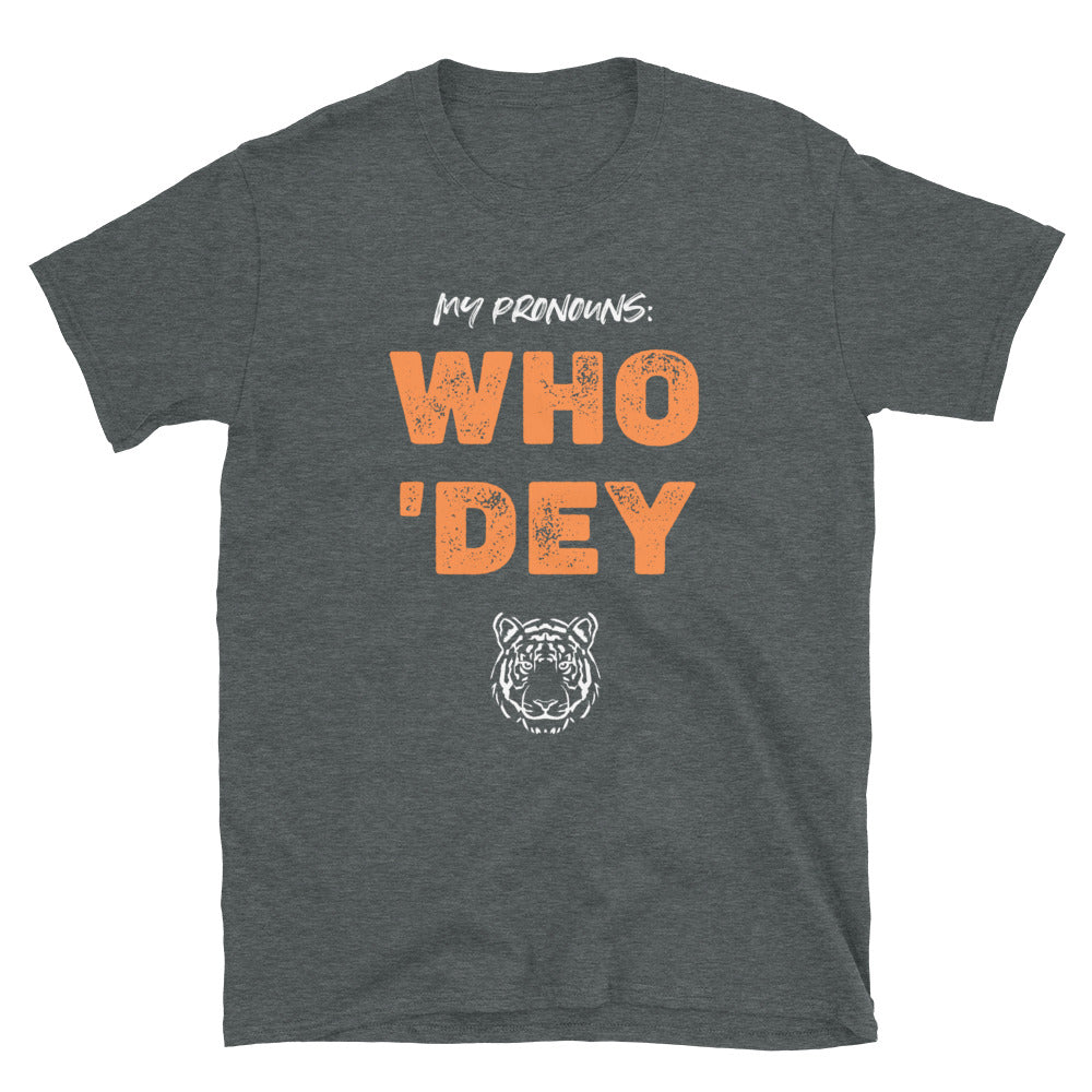 Who Dey-Bengals Nation T Shirt Big Size 100% Cotton Bengal